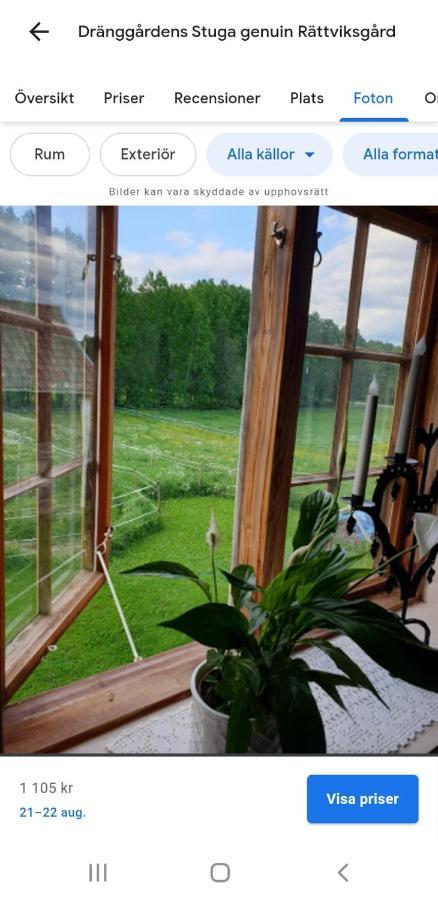 Draenggardens Stuga Pa Genuin Raettviksgard Boda  Bagian luar foto