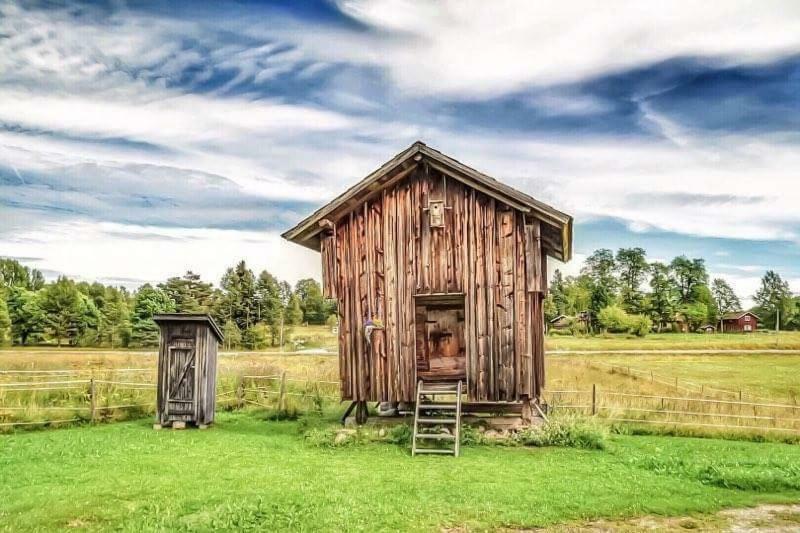 Draenggardens Stuga Pa Genuin Raettviksgard Boda  Bagian luar foto